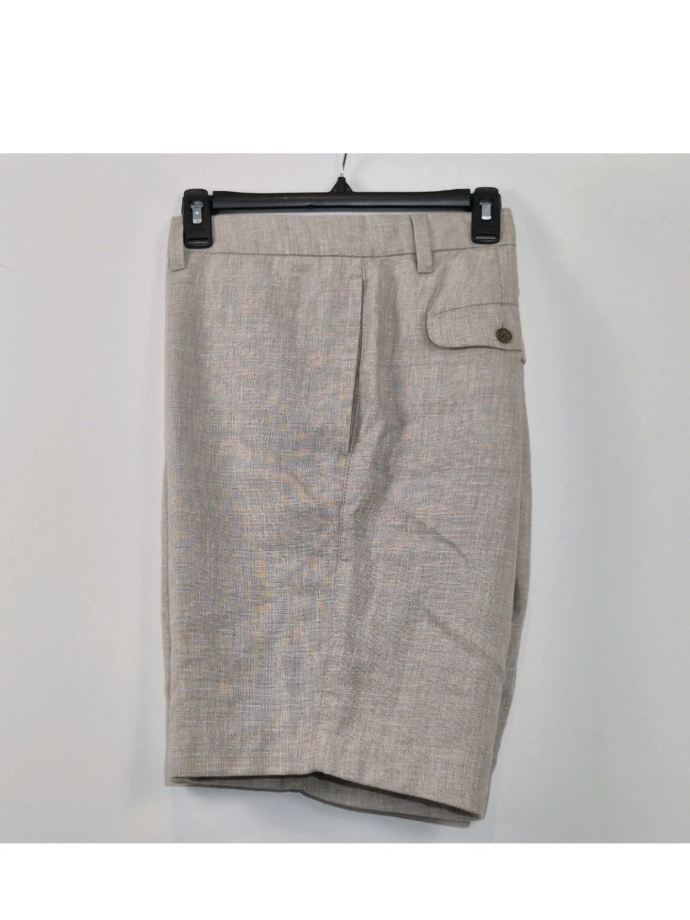 Caribbean Shorts Men's Size 42 Linen Cotton Blend Tan NWT